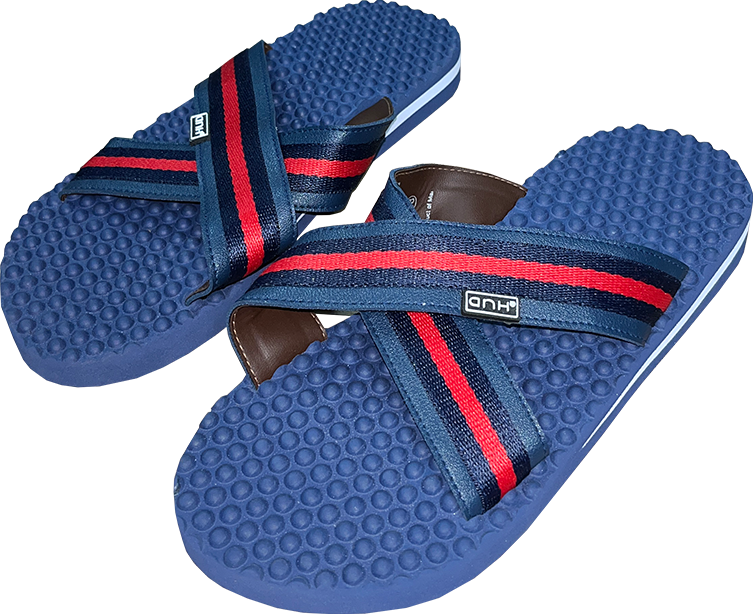 Slip On Massage Navy Red