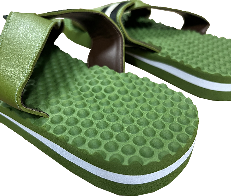 Slip On Massage Green Cross