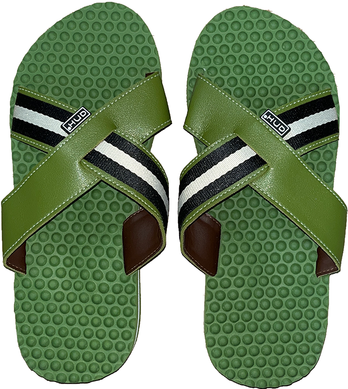 Slip On Massage Green Cross