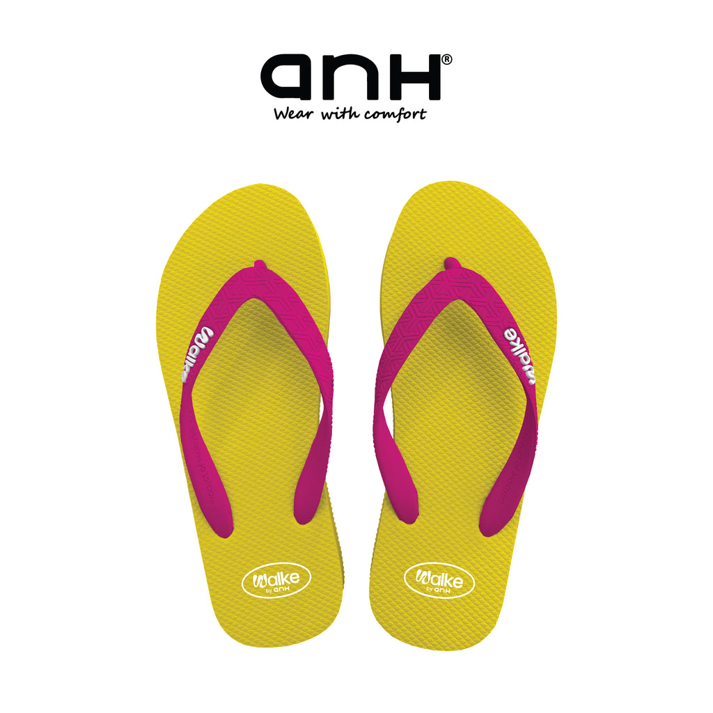 Walke Basic Ladies Yellow Pink