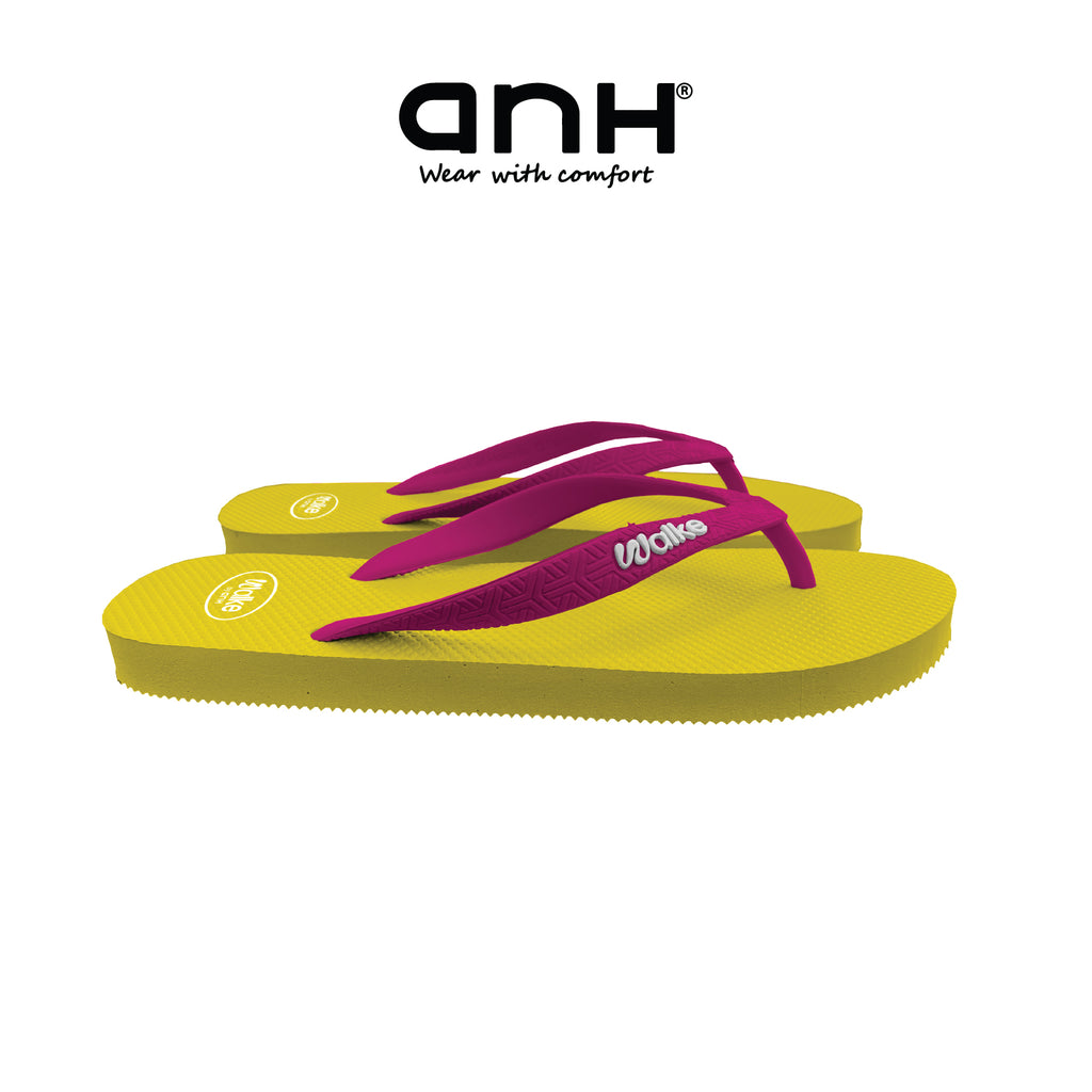 Walke Basic Ladies Yellow Pink
