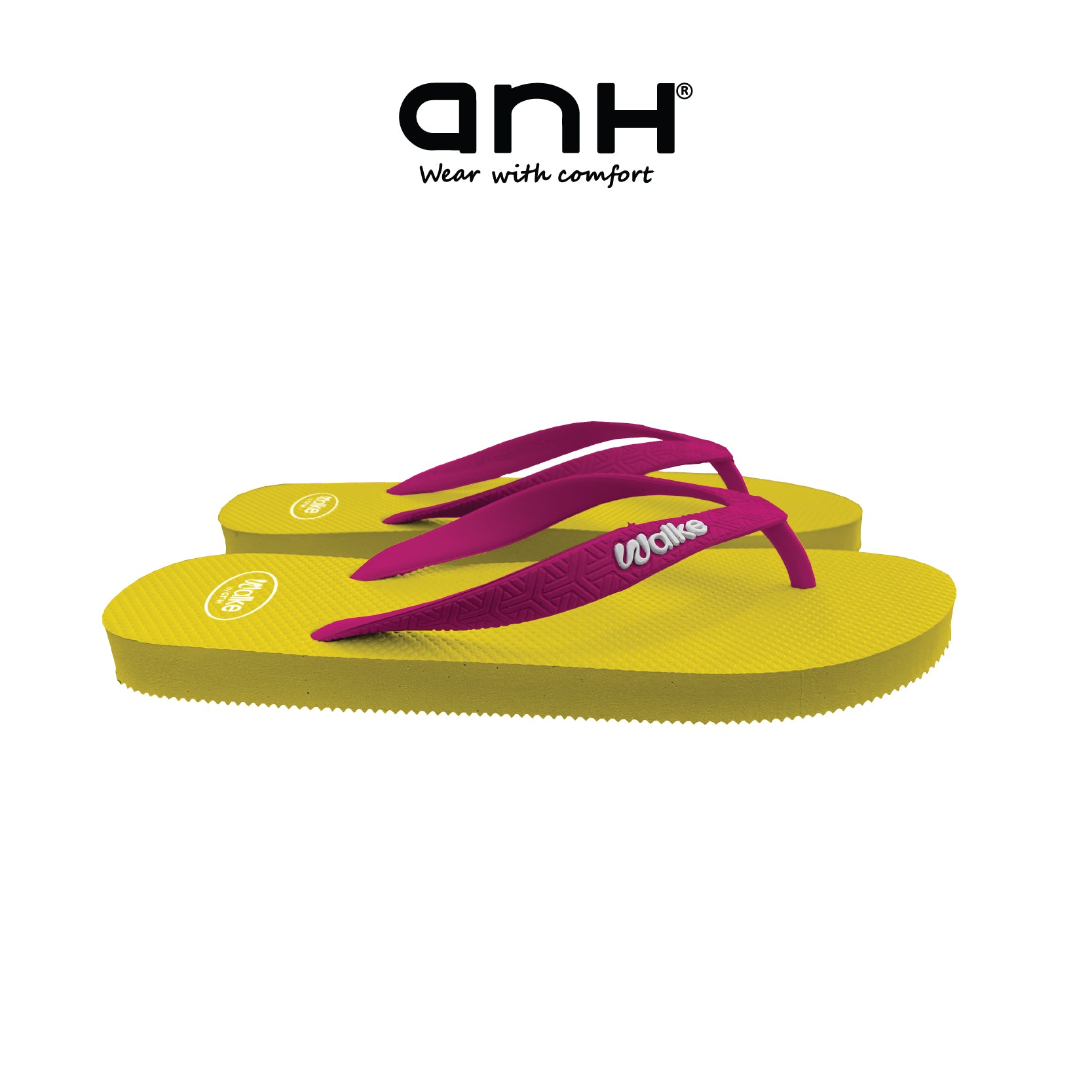 Walke Basic Ladies Yellow Pink