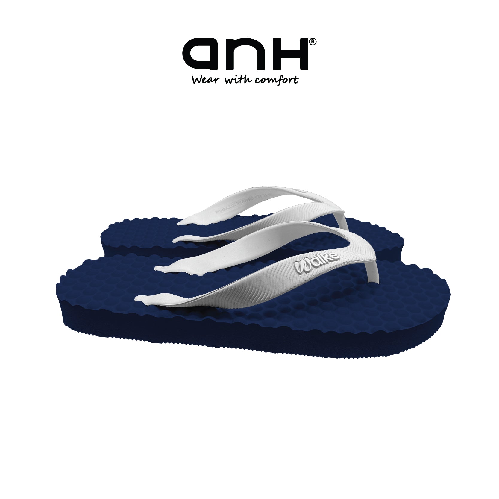 Walke Massage 5 Holes Navy White