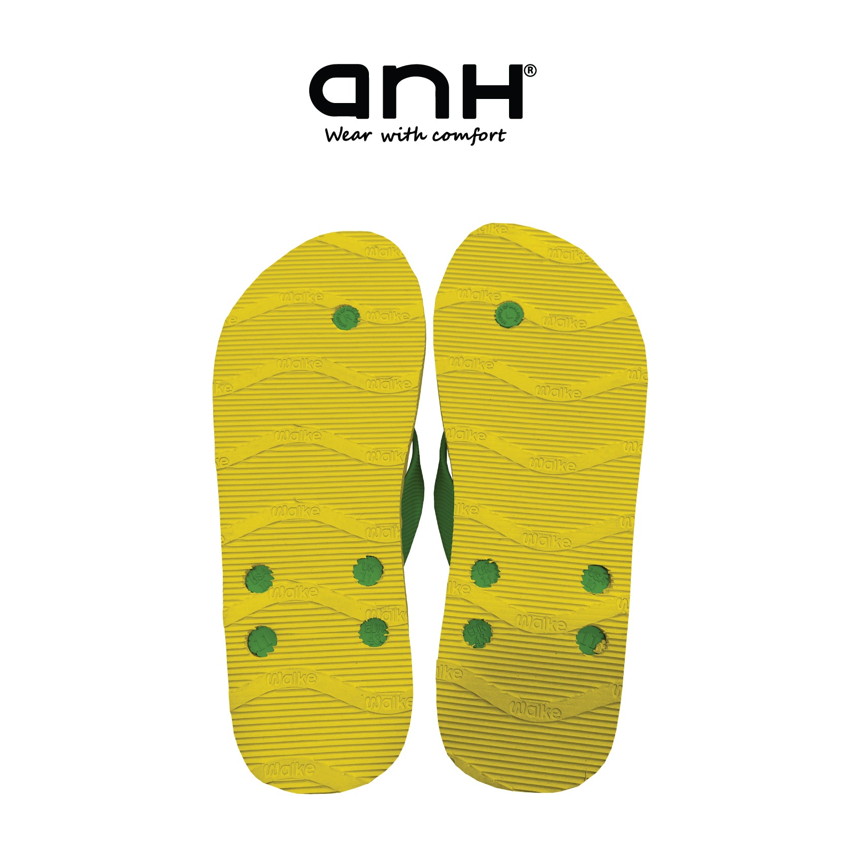 Walke Massage 5 Holes Yellow Green