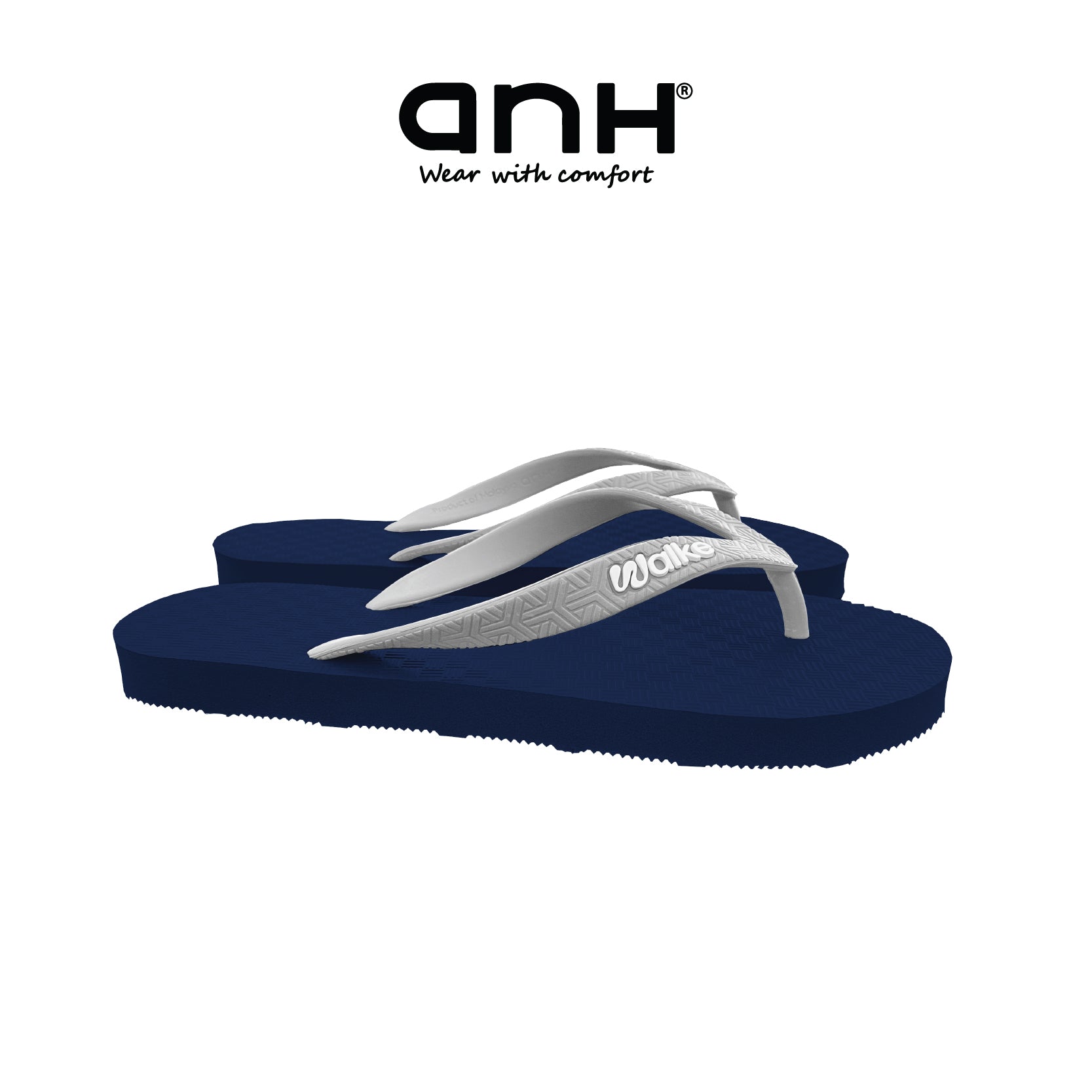 Walke Premium 3 Holes Navy White
