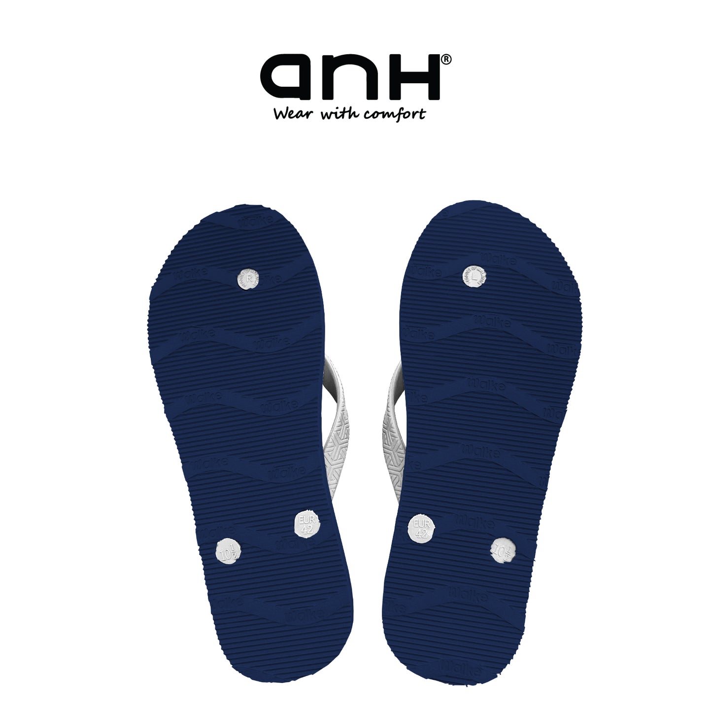 Walke Premium 3 Holes Navy White