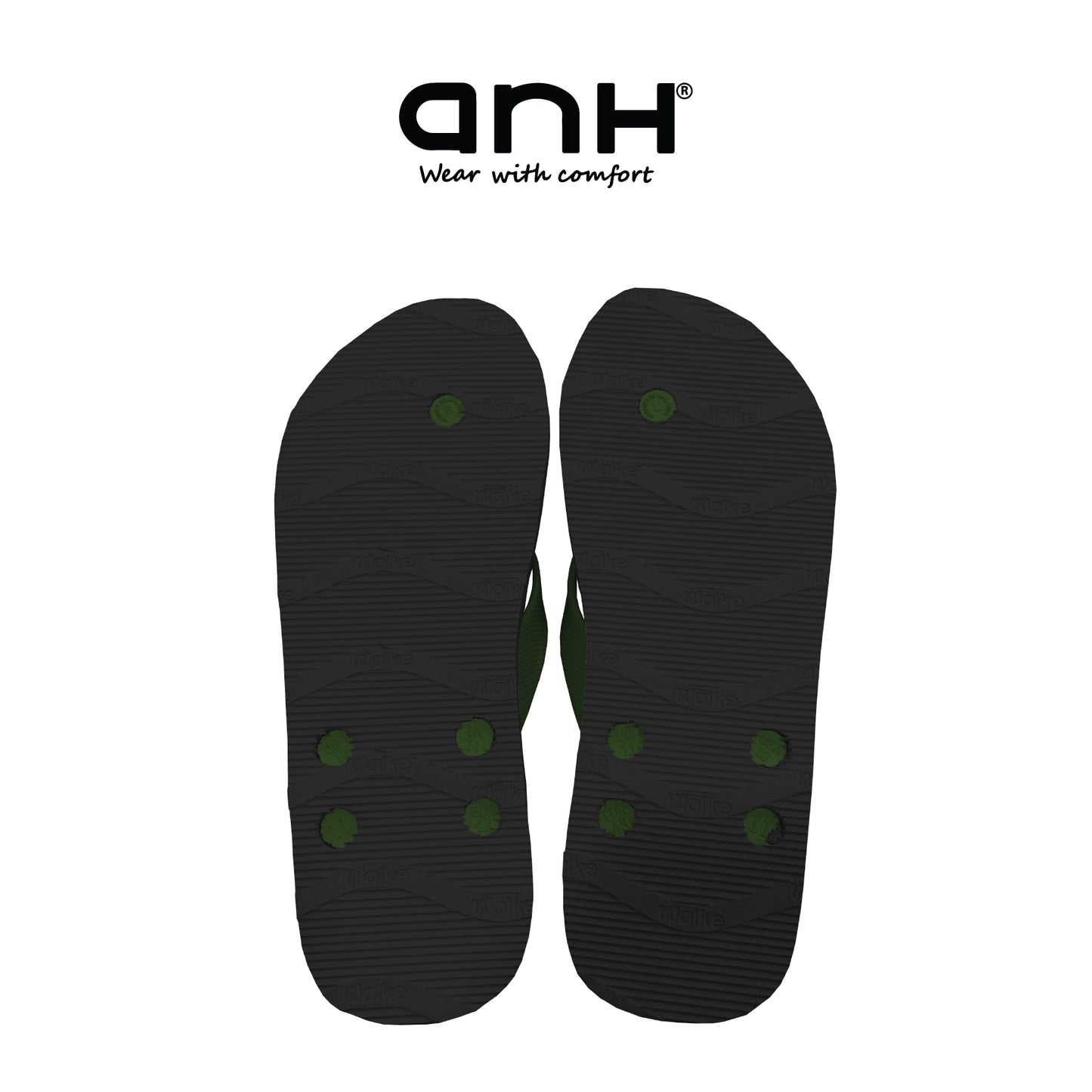 Walke Massage 5 Holes Black Green